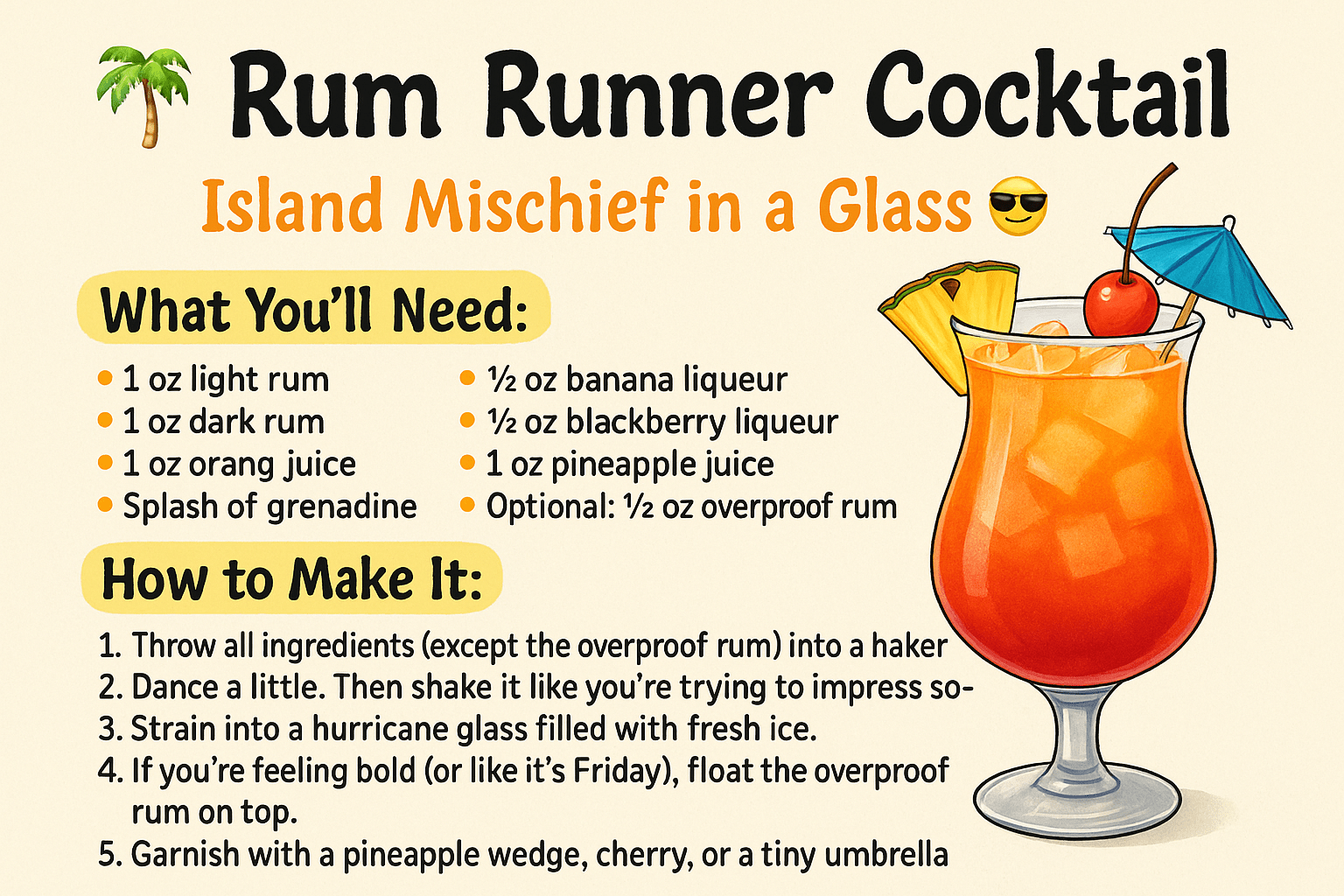 Rum Runner Cocktail